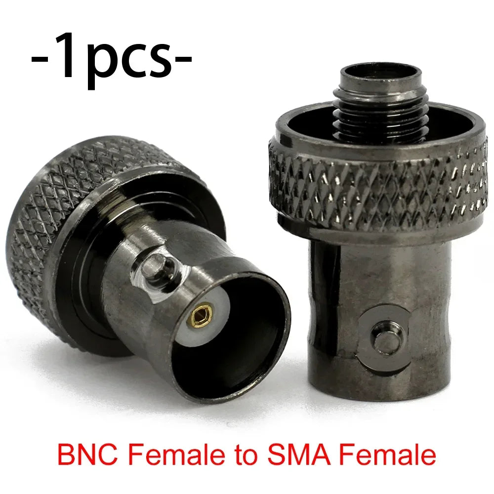 BNC to SMA / RP-SMA RF Adapter Connector Male Female Straight 4-Hole Flange Coaxial Converter for FPV WiFi Radio Antenna Systems