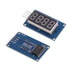 1pcs TM1637 4 Bits Digital LED Display Module For Arduino 7 Segment 0.36Inch Clock RED Anode Tube Four Serial Driver Board Pack