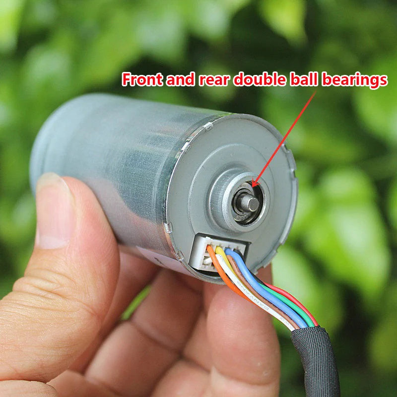 Mini 36mm Internal Rotor Sensing Brushless Motor DC 12V~24V 6900RPM Double Ball Bearing Strong Magnetic Engine w/ Hall 4mm Shaft