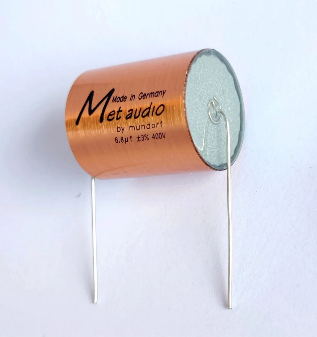 Golden high-quality metallized film power amplifier frequency divider audio capacitor stepless 0.22-22uf MKP capacitor