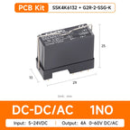ENMG PCB Mount Solid State Relay, SSK10D6132 Miniature Pin-Type DC Control DC/AC 24V Printed Circuit Board Mount Plug-in Type.