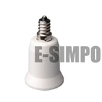 6pcs E12 to E26 Adapter Chandelier Light Socket Candelabra US CA E12 to Edsison Medium E26/E27 Bulb Base Lampholder Converter