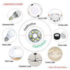High Quality LED Light Board 12V 3W Natural Warm White Dia 32MM SMD 5730 Chips For DIY Bulb Circular Transformation Light Source