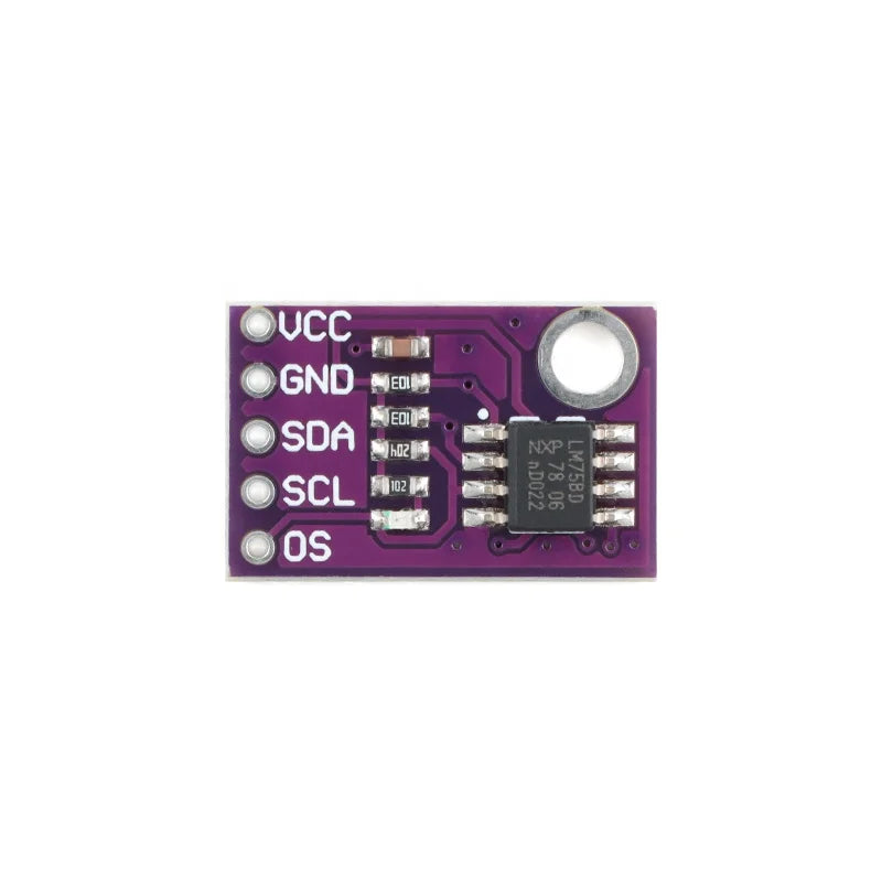 LM75 CJMCU-75 Temperature Sensor Module High Speed I2C IIC Interface High Precision