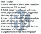 1PCS EGBO  L293D motor control shield motor drive expansion board FOR Arduino motor shield