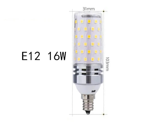E27 B15 B22 E17 12W 16W 25W 40W LED Corn Light Bulb SMD2835 LED Bulb 110V-220V LEDs Candle Light Spotlight
