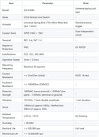 CNTD CZ-8169N 10A IP67 Spring Rod Vertical Limit Switch 250VAC 1NO 1NC SPDT Zinc Alloy Industrial Automation