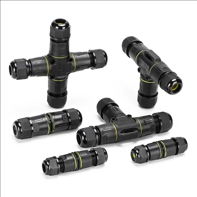IP68 Waterproof Joint Wire Quick Connection Connector 2 3 4 Pin Solderless LED Lamp Electric Wiring Outdoor Rainproof Terminal