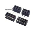 100pcs 2.54mm PH5.0 SMD wt Alignment Pin 2X3/4/5/6/7/8/10P Short Profile PH5 Dual Row Goldplate Rohs PCB Female Header Connector