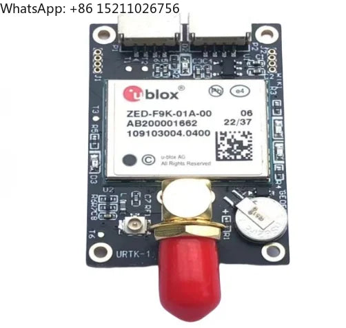 ZED-F9K-01A 184-Channel GNSS Module Development Board RTK NMEA/UBX/RTCM3.3 Protocols RTK Convergence  10s 2.7-3.6V Supply