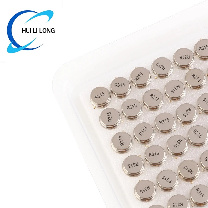 5/1pcs 315 433MHz Resonator Crystal Oscillator R315A R433A Quartz Through Holes Surface Acoustic Wave KIt Round 3 Pins