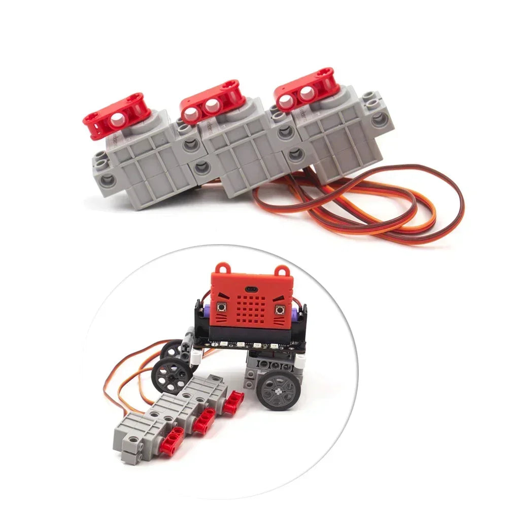 270 Degree Programmable Gray Geek Servo Motor Geekservo for legoeds for micro:bit Robotbit Smart Car Makecode for Kids Education