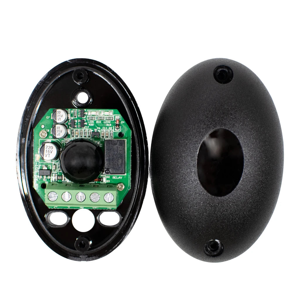 Universal Waterproof Infrared Photocells Single Beam Sensor Detector 12V-24V AC DC Security Auto Gate Barrier Access Control
