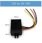 12V to 5V 1A 2A 3A 5A 8A 10A Buck DC-DC Power Converter Plastic Shell Step down 8-36V to 5V Voltage Regulator Stabilizer Module