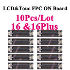 10Pcs LCD Display Touch FPC Connector for iPhone 17 17Pro 16 15 14 Pro Max Motherboard Logic Board Screen Plug Replacement