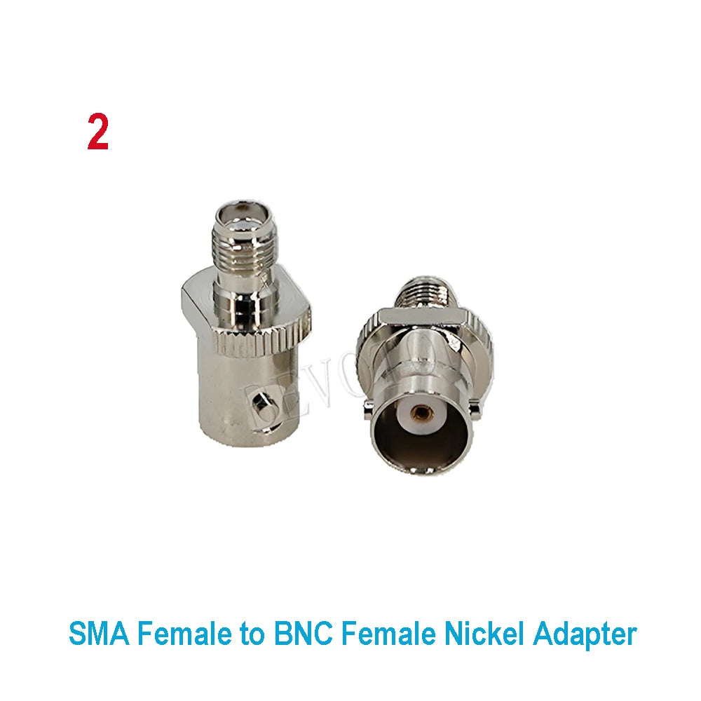 2pcs/lot Pure Copper BNC Male to SMA Female Adapter BNC Female to SMA Male SMA Female to BNC Female BNC-SMA-JJ/JK