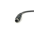 1M Aviation Electrical Cable GX12 to Mini Din Male Adapter 4 Pin Male to Male Cable Cordset for Aviation Equipment