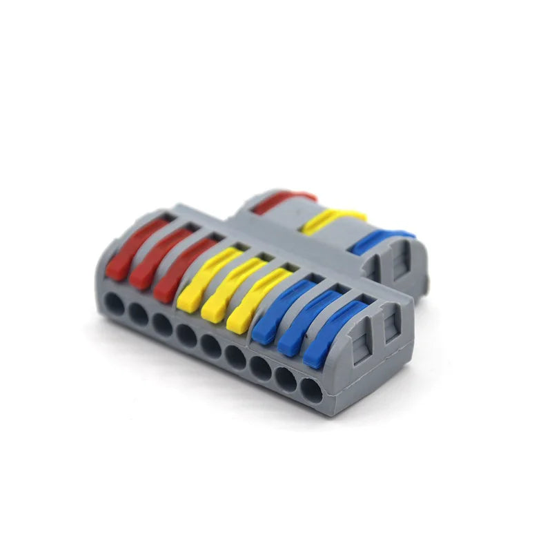 Wire Connector Mini Fast Universal Wiring Electrical Cable Conector LED Lamp Push In Terminal Block 222 SPL-62 SPL-42 Splic