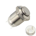12mm Metal Button Switch Waterproof 1NO 3A High Head Momentary Suitable for Doorbells Car Start Horns Computer Automatic Reset