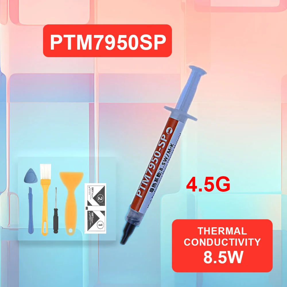 For Honeywell PTM7958SP Thermal Grease Computer Laptop CPU Graphic Card GPU Phase-change Conductive Silicone Paste PTM7950SP