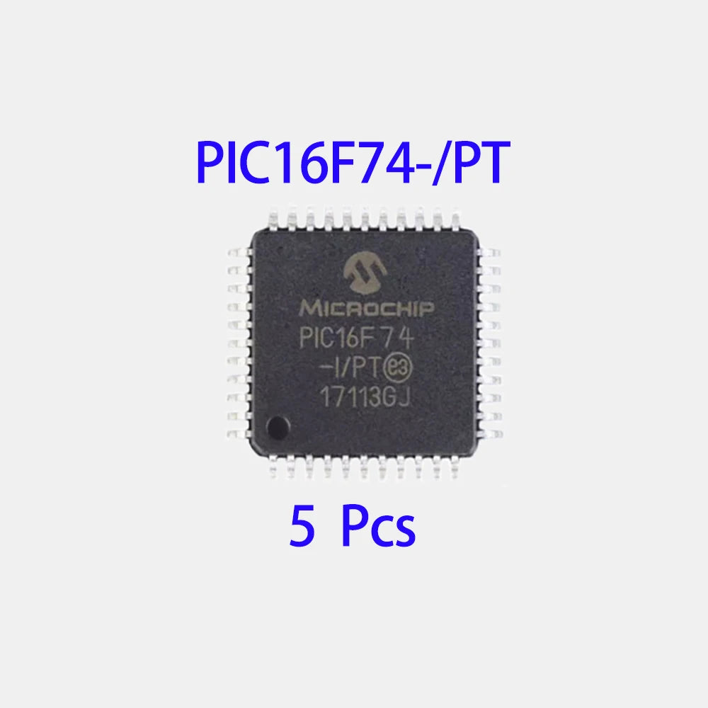 1~100Pcs  PIC16F74-I/PT Qfp44 Surface Mount Smd Chip 8 Bit Pic Microcontroller Mcu Integrated Circuit For Electronic Diy Project