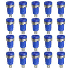 20PCS 4mm Banana Socket Connector 32A Insulated Female Jack 5 Colors Panel Mount Connector for Electrical Connection