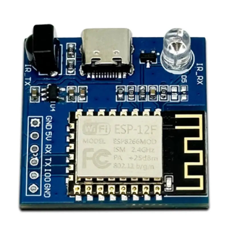 T23C 3X ESP8266 Infrared Transmitter-Receiver For NEC Command WIFI ESP-12F Module TYPE-C Interface Transmission Module
