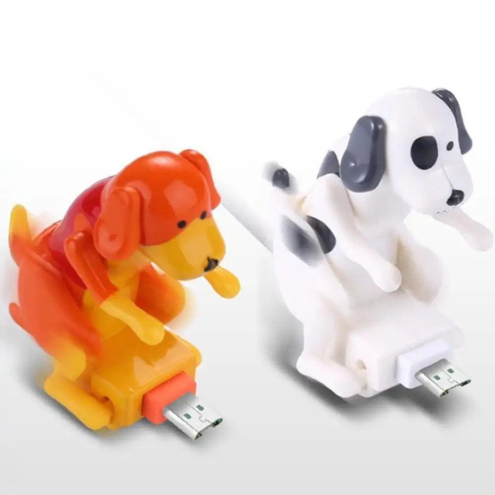 Cute Funny Dog Humping Phone Charging Cable Smartphone To Micro USB Type-C Data For Android Type-C Mobile Phone Charging