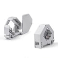 Housing Din-Rail Mounting RJ45 Keystone Jack Holder For Module Labeling Field Earth Spring IP20 Dust-Proof Laptop Box