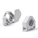Housing Din-Rail Mounting RJ45 Keystone Jack Holder For Module Labeling Field Earth Spring IP20 Dust-Proof Laptop Box