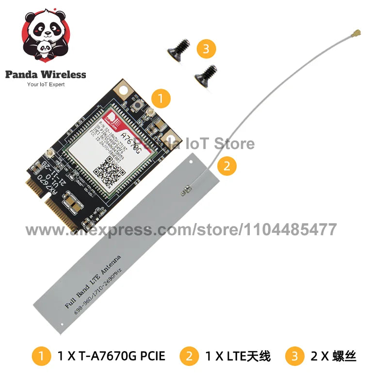 T-PCIE ESP32 4G CAT1 CAT4 GPS SIM7070G SIM868 SIM7080G SIM7020G A7608E A7608SA A7670E A7670G Development Board PMU 2G 3G NB-IOT