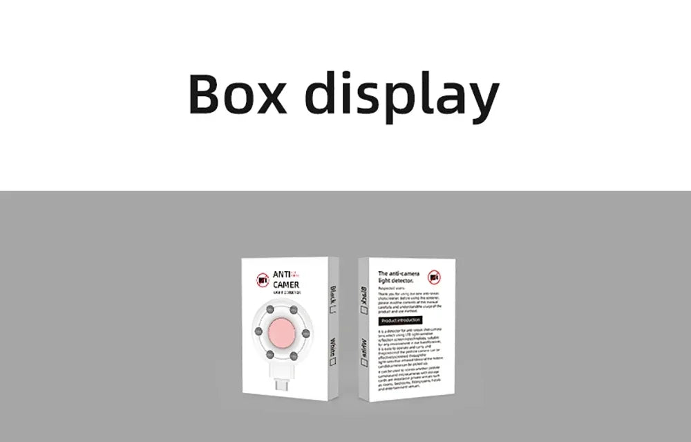 Portable Camera Detector Mobile Phone USB IR Alarm for Outdoor Travel Hotel Rental Anti Candid Hidden Camera Finder Led Light
