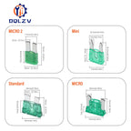 Car Fuse 5/7.5/10/15/20/25/30/35/40A Mini/Small/Medium 32V Automotive Blade Type Zinc alloy Fuse with Box Clip