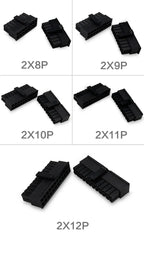 10sets MX3.0 3.0mm Pitch Micro-Fit 3.0 Connector Housing 2*1/2/3/4/5/6/8/10/12 Pin Male Shell + Terminal 43030 2P/3P/4P/5P