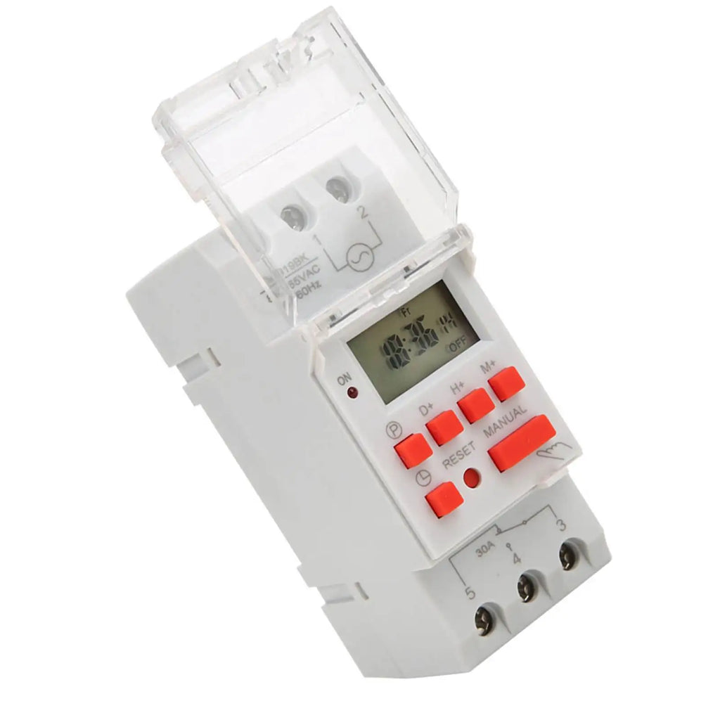 TM919BK  85~265V AC 30A LCD 7 Days Programmable Digital Timer Switches LCD Timer Switches