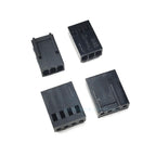 5/10Sets 2540 3+1P KF2510 3P Male Female Connector Housing 4Pin 2.54mm Pitch Black with Metal Terminal Pins