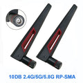 10DBi WIFI Antenna RP SMA Male Universal Antenna 2.4Ghz 5Ghz 5.8Ghz WiFi for Amplifier WLAN Router Signal Booster Antennas