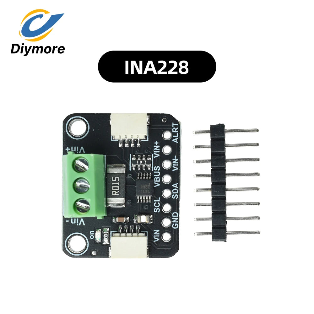 INA228 INA238 INA237 Current Power Monitor Module STEMMA QT Qwiic I2C 85V 20A ADC Energy Accumulation for BMS Solar PV IoT