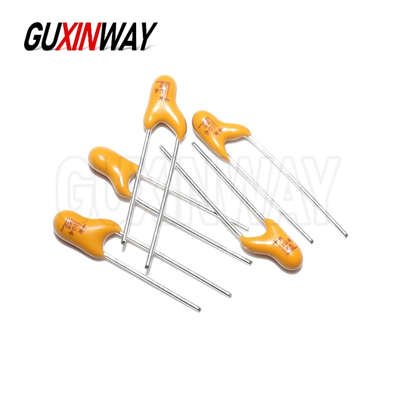 5PCS 10V 16V 25V 35V 50V Tantalum Capacitor 1UF 2.2UF 3.3UF 4.7UF 10UF 22UF 33UF 47UF 100UF 220uF 0.1uF 0.22uF 0.47uF 0.68uF DIP