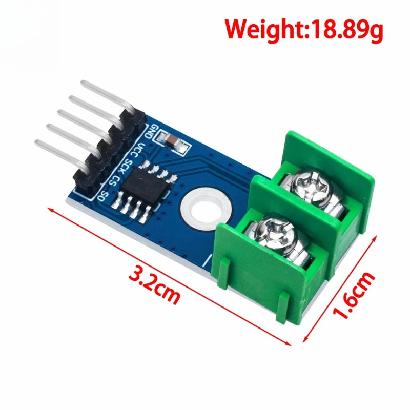 1PCS  MAX6675 Module + K Type Thermocouple Thermocouple Senso Temperature Degrees Module for arduino