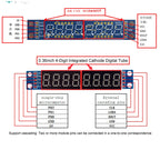 TM1637 4 Bits/TM1638/MAX7219 8 Bit Digital LED Display Module 7 Segment 0.36Inch Clock RED Anode Tube Four Serial Driver