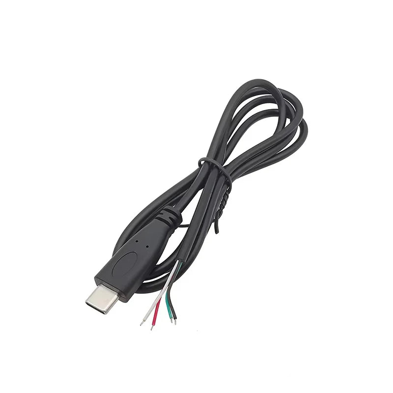 1/3/5Pcs 2 Wire 4 Wire  Type C USB Male Female Power Supply Cable Welding Connector USB-C Cable Extension DIY Repair 0.3M 1M 2M