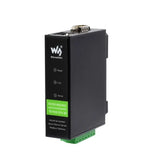 RS232/485/422 TO POE ETH (B) Waveshare Rail-Mount Serial Server,Ethernet Module, TCP/IP to serial, Function Optional