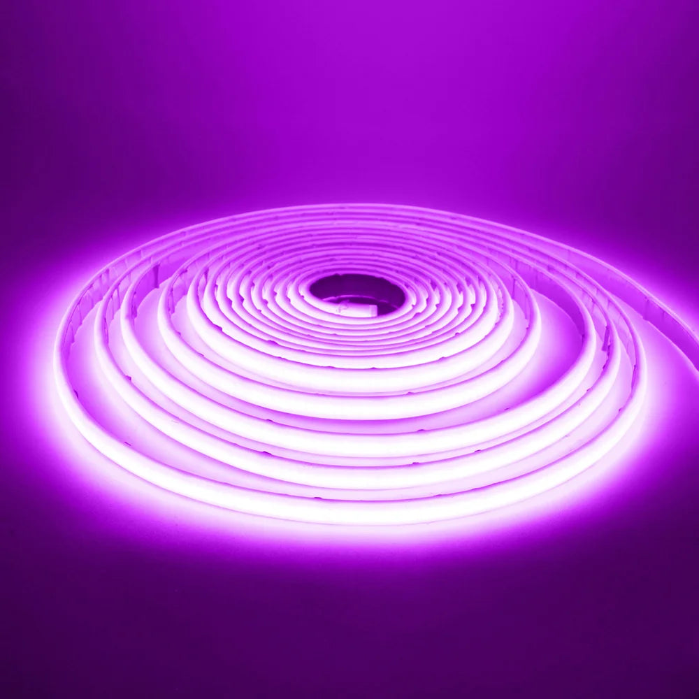 COB Led Neon Strip IP68 Waterproof 12V 24V Light Tape 320 LEDs Flexible Milk Tube Liner Lighting 10 Colors 0.5m 1m 2m 3m 4m 5m