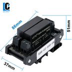 LCTC Solid State Relay Module 2 Or 4 Channels Relay DC TO AC DC TO DC 5A Common Positive Common Negative SSR DIN Mounted Relay