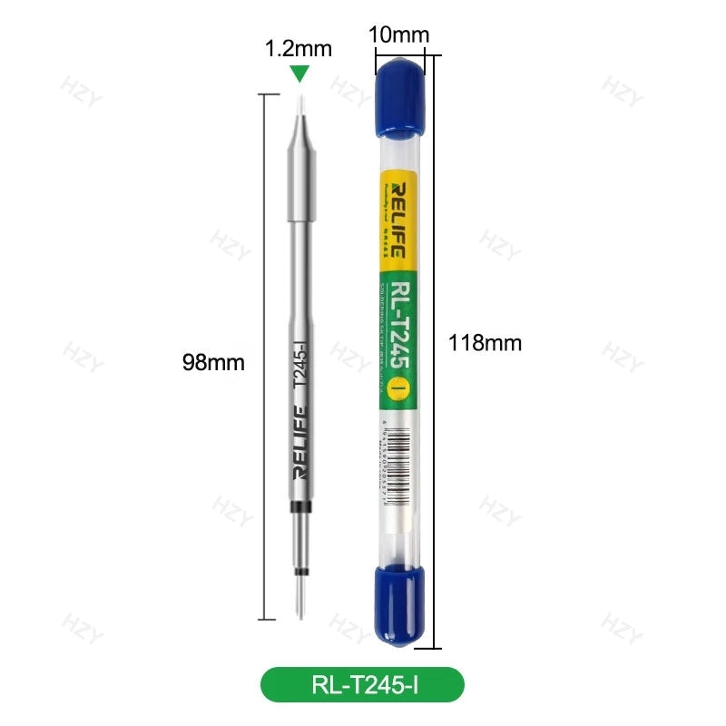 RELIFE Super Fine C210 T245 C245 Soldering Tips C115 Soldering Iron Tip for GVM T210 GVM T115 Professional Soldering Station