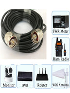 15/50cm 1/2/3/5/10/15/20/30/50m RG58 Coaxial Cable N male to N male connector RF Adapter 50-3 Cable 50ohm