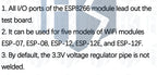 ESP8266 serial WIFI module adapter plate Applies to ESP-07 ESP-08 ESP-12E
