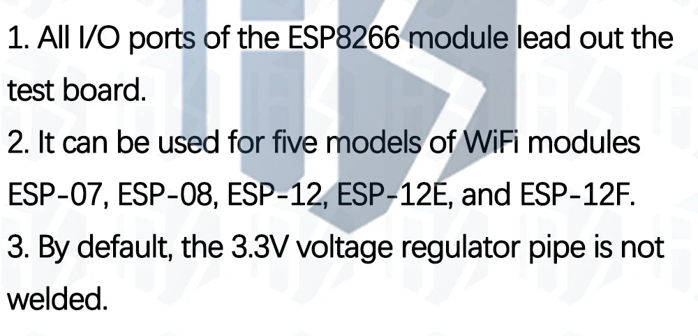 ESP8266 serial WIFI module adapter plate Applies to ESP-07 ESP-08 ESP-12E