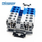 5Pcs ST 16-PE 16mm² Ground Connector Din Rai Terminal Blockl Spring-Cage Connection 16mm Earth Wire ST16-PE